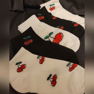Cherry Ankle Socks - You Pick
